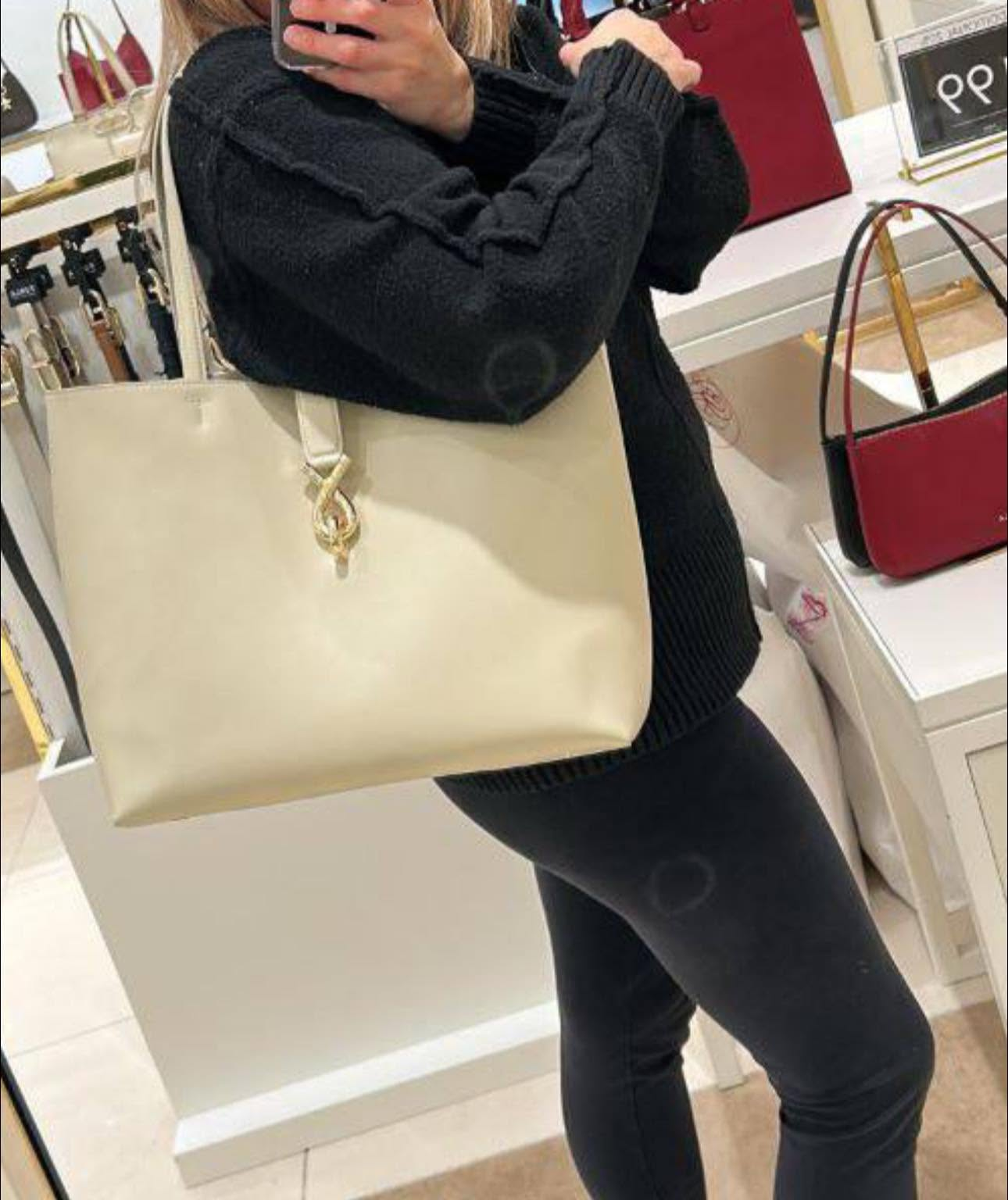 【預購】H0612113 Furla Mianova 托特包 (米白色)