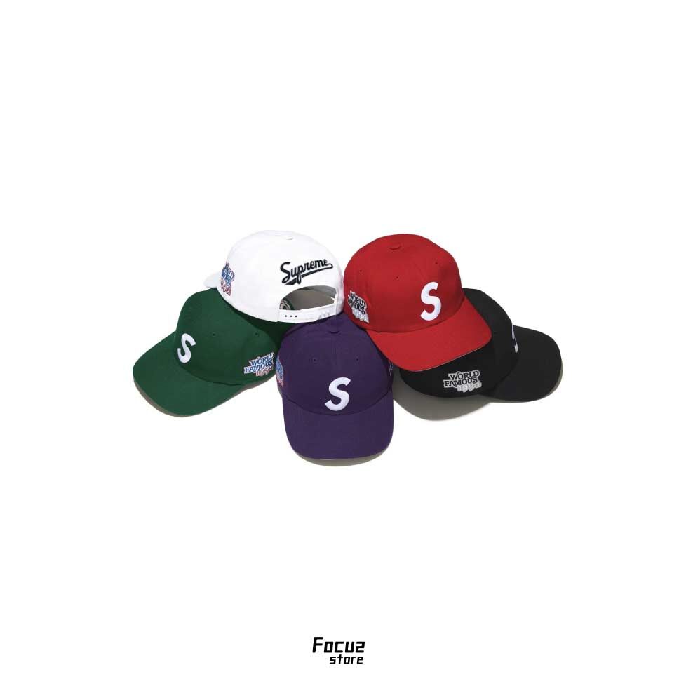 【Focus Store】現貨秒發 Supreme SS26 World Famous S Logo 6-Panel 三色 六分割球帽