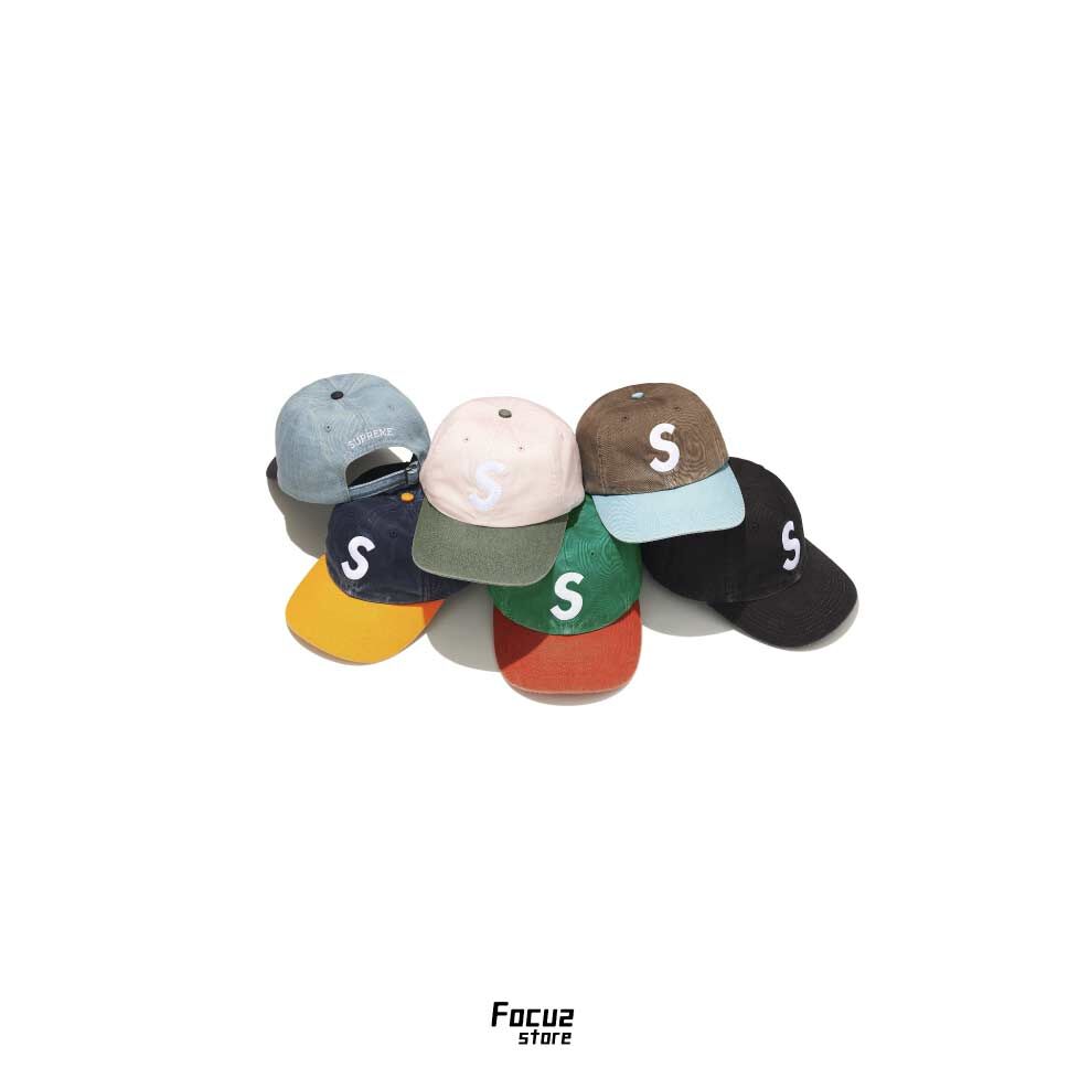 【Focus Store】現貨秒發 Supreme FW25 Pigment Coated 2 Tone S Logo Cap 兩色 6分割球帽