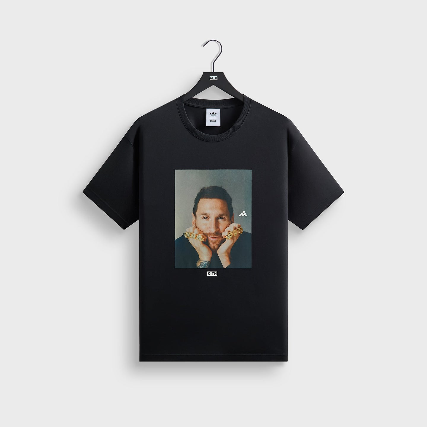 2026SS Kith & Messi for adidas Football Graphic Tee 聯名 梅西 足球 托臉 短T 現貨 adku4263