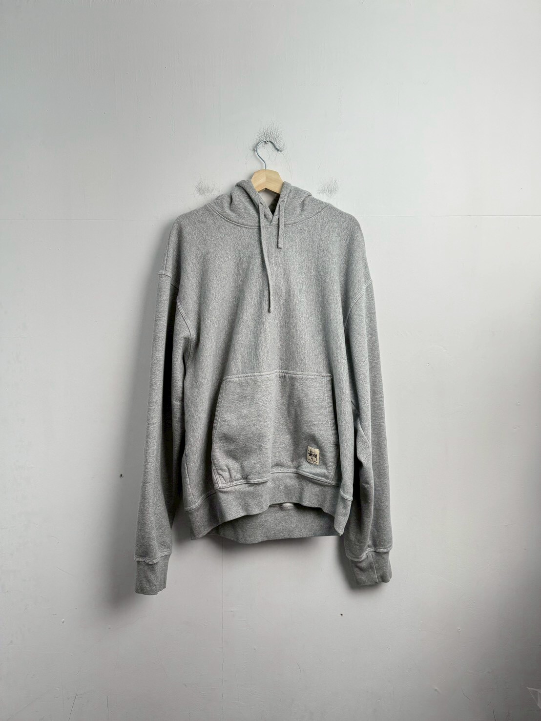 STUSSY Contrast Stitch Label Hoodie SIZE XXL