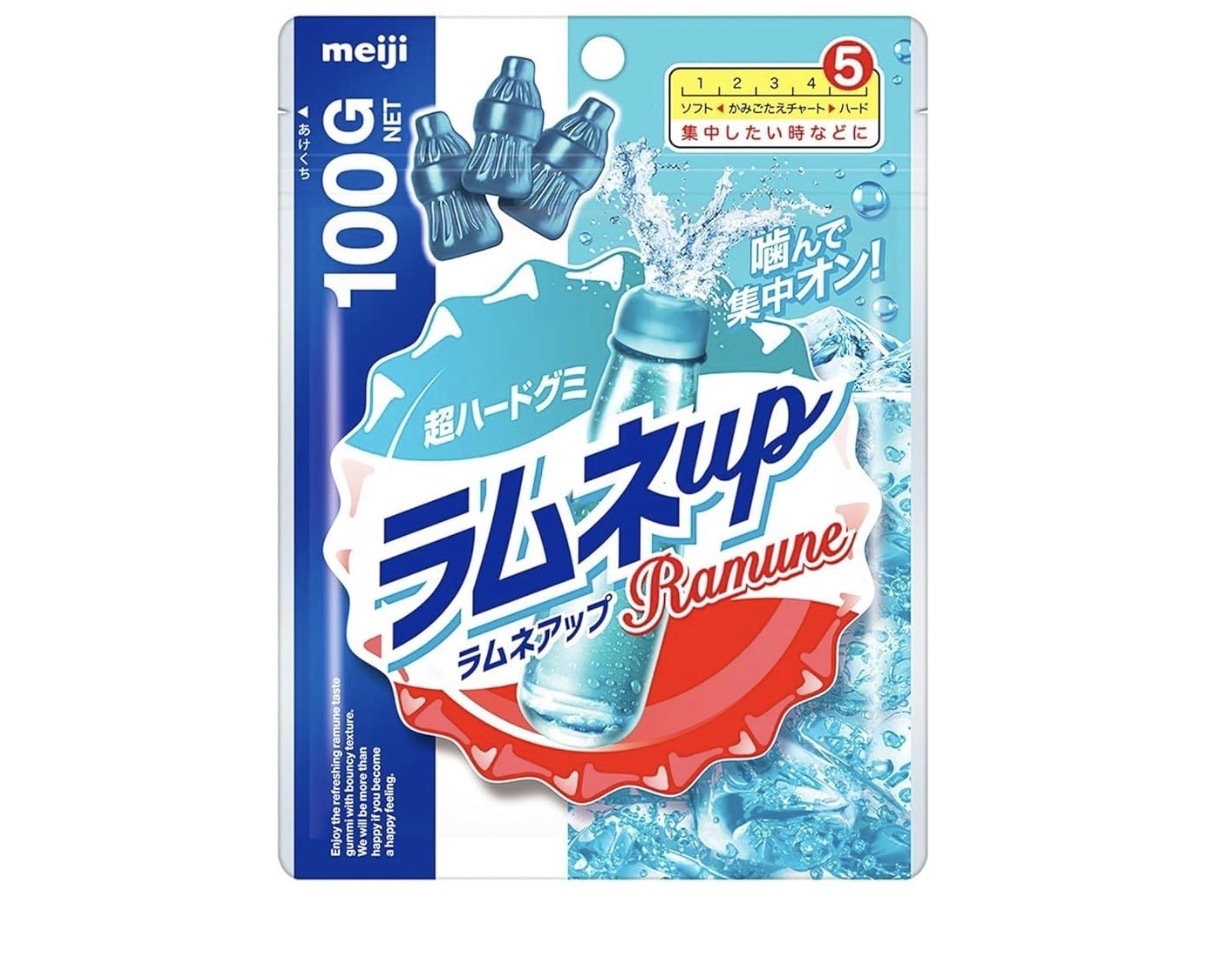 JP 大容量 超硬彈力5度 梳打味軟糖 100g 4966 TK260612