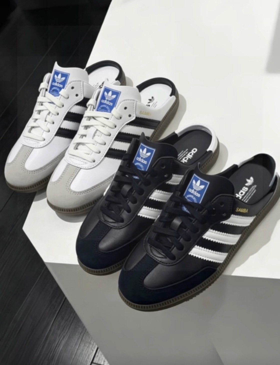 【APAIR】預購 ADIDAS ORIGINAL SAMBA OG MULE 黑白 焦糖底 穆勒鞋 半拖 懶人鞋 LB3814 LB3815