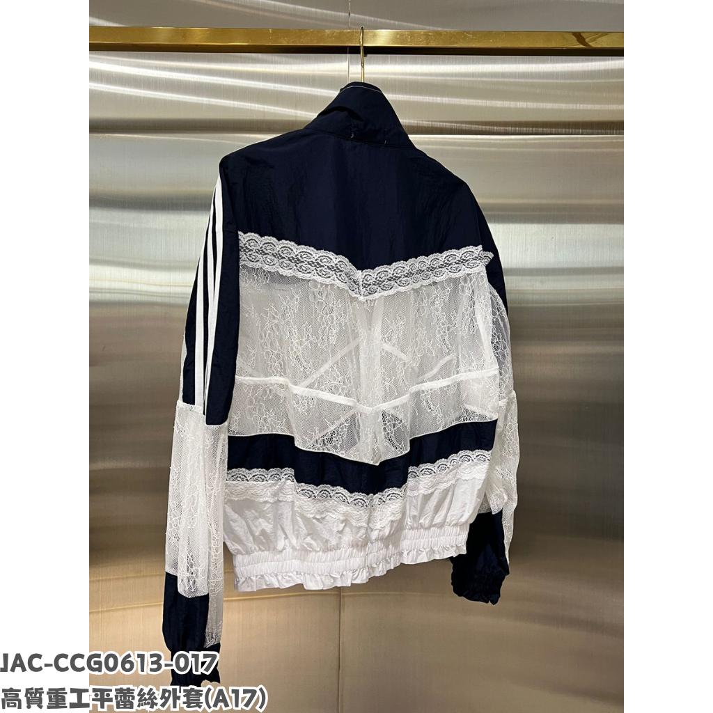 JAC-CCG0613-017 高質重工平蕾絲外套 (A17)
