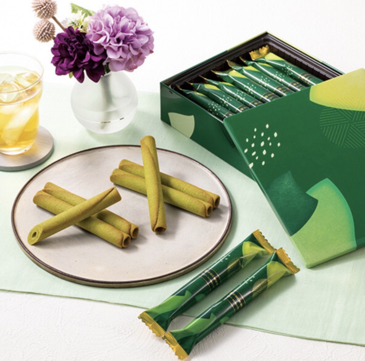 【期間限定】JP Yoku moku 抹茶風味雪茄蛋卷 4943 TK260612
