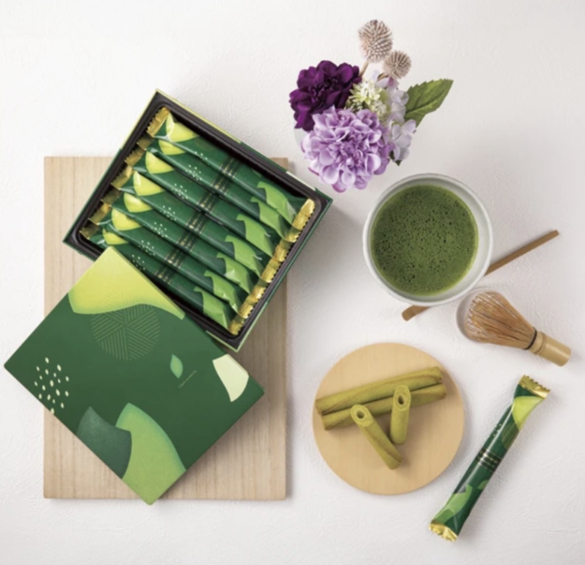 【期間限定】JP Yoku moku 抹茶風味雪茄蛋卷 4943 TK260612