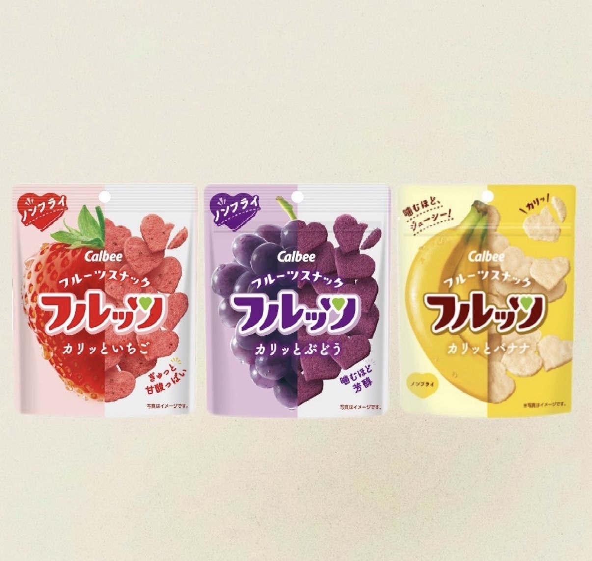 【長線好評】JP Calbee 限定+ 心形水果果乾脆片 4901 TK260408