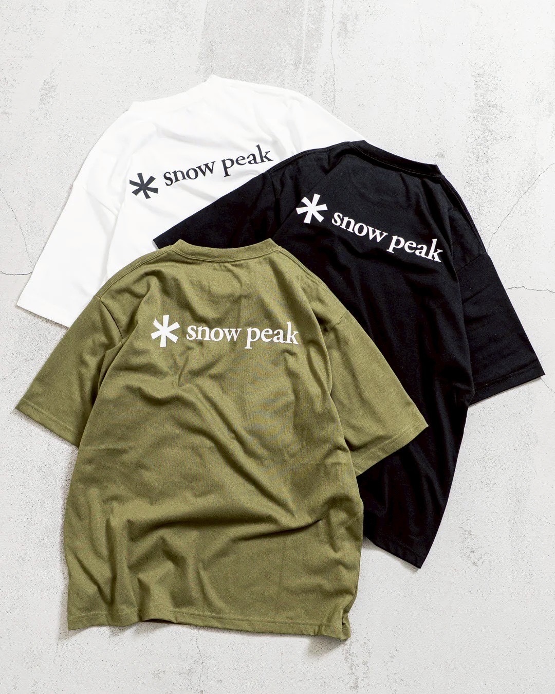 Snow Peak 經典山系「New Standard」背後LOGO 機能短Tee |限量登記|
