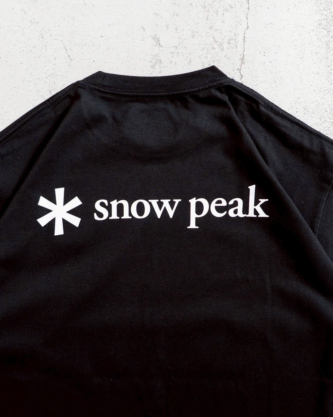 Snow Peak 經典山系「New Standard」背後LOGO 機能短Tee |限量登記|