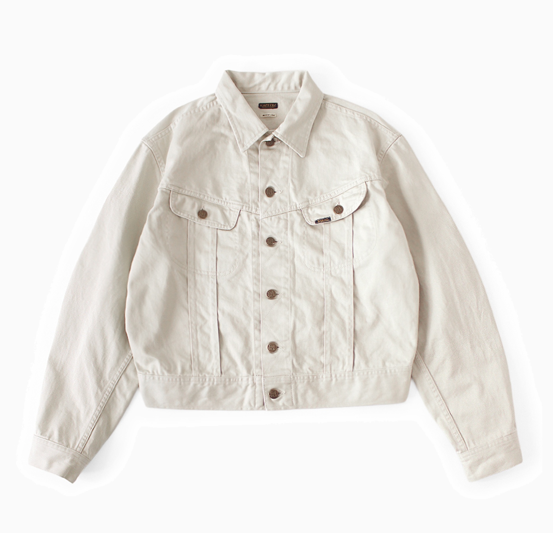 KAPITAL 2026 VINTAGE SATIN WESTERN REGULAR JACKET - NATURAL PRE ORDER ITEM (預訂中)