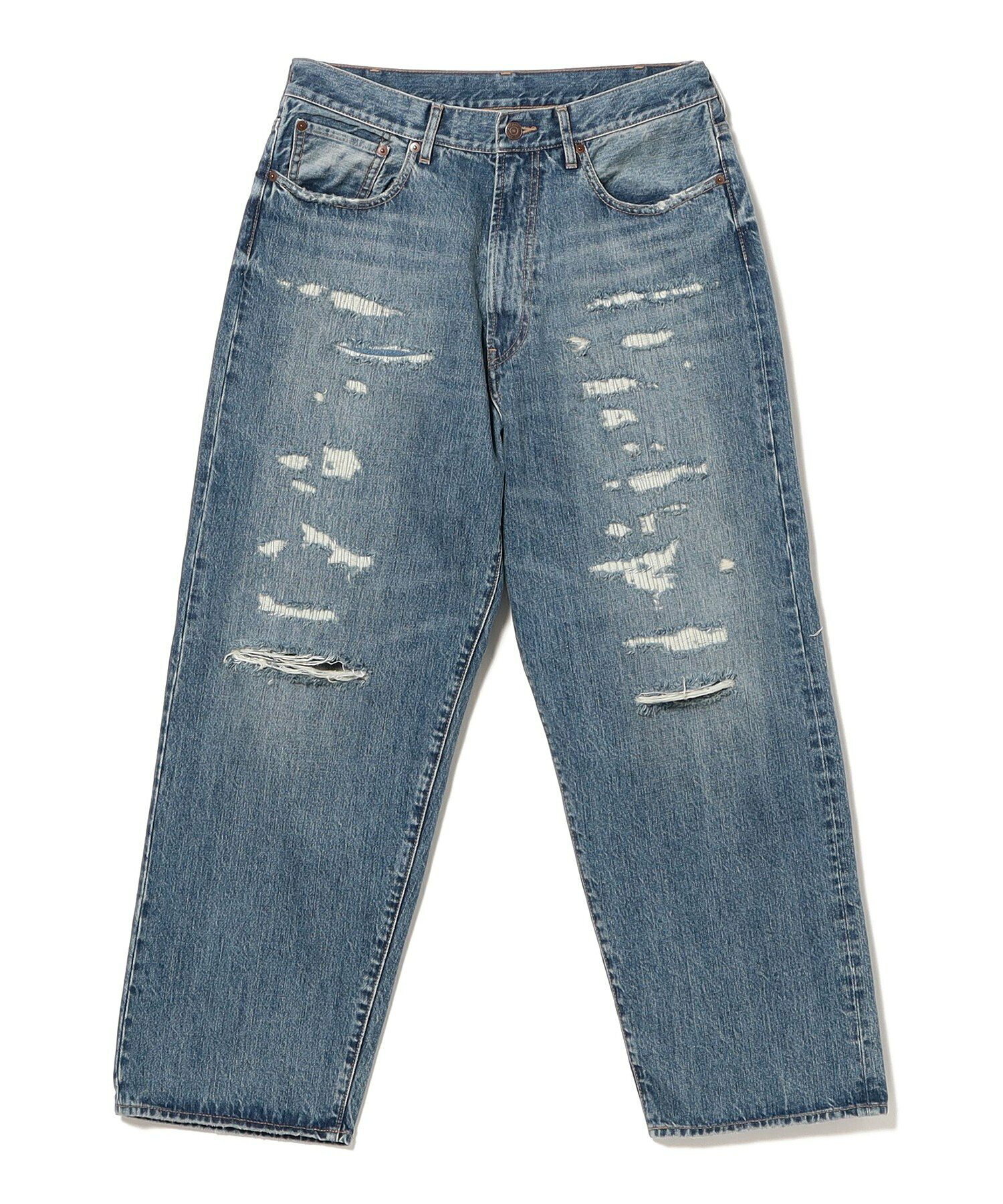 『預購商品』2026SS BEAMS 5 Pockets Damage Denim 日本製 刀割 破壞 丹寧褲 牛仔褲 RA1736_11