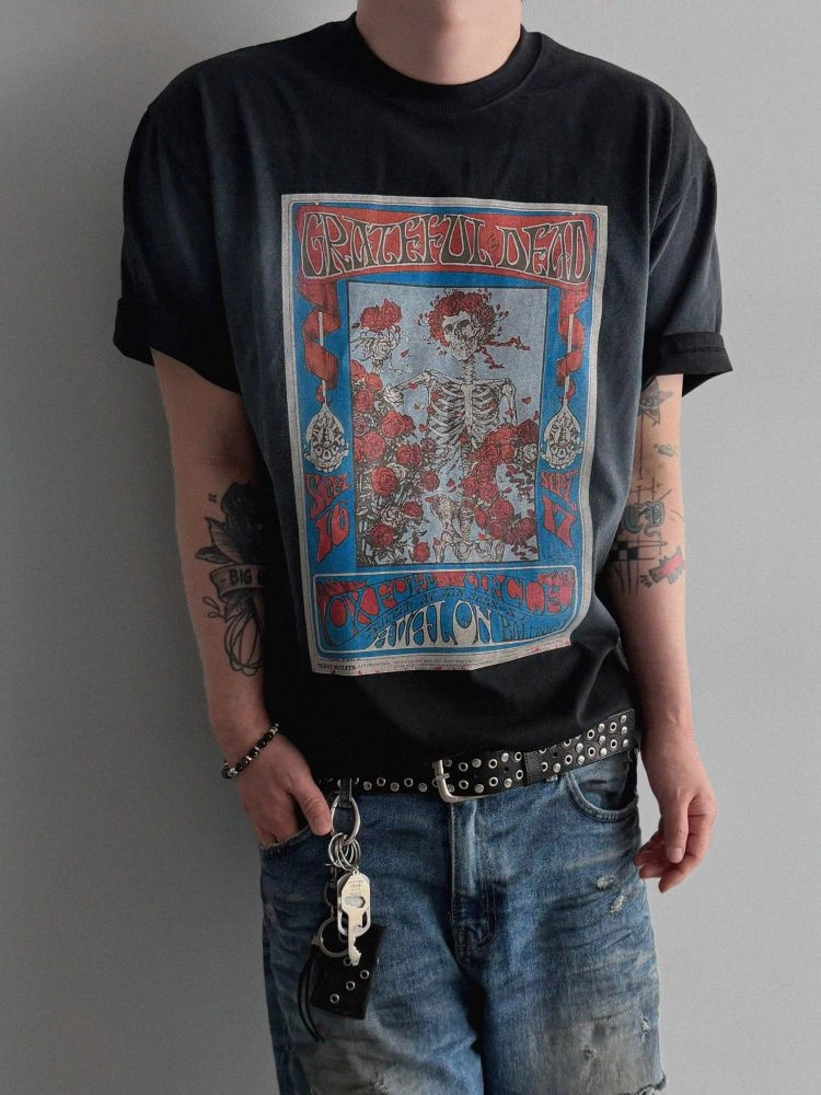 Skull Dirty Wash Short-Sleeve T-Shirt