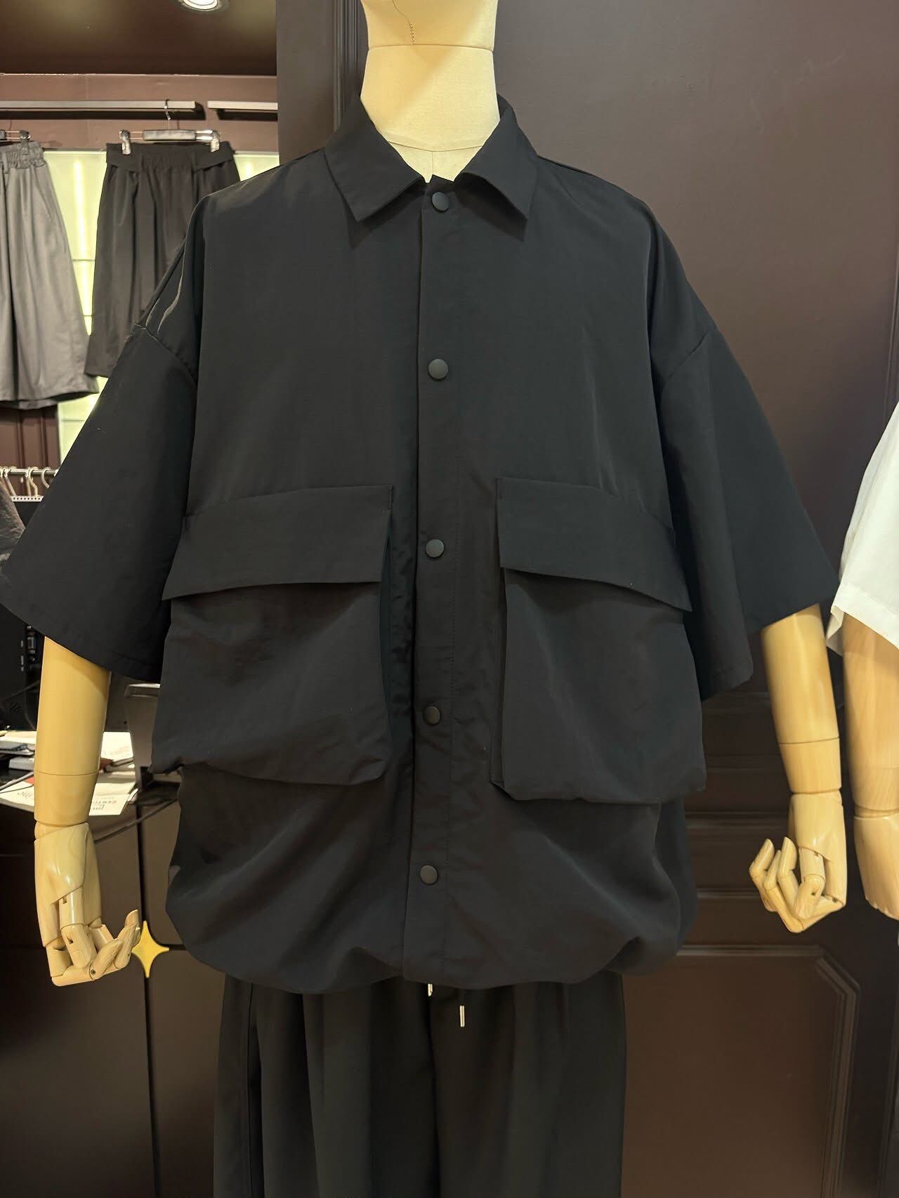 OverSize淨色短袖恤衫 alife-085JK