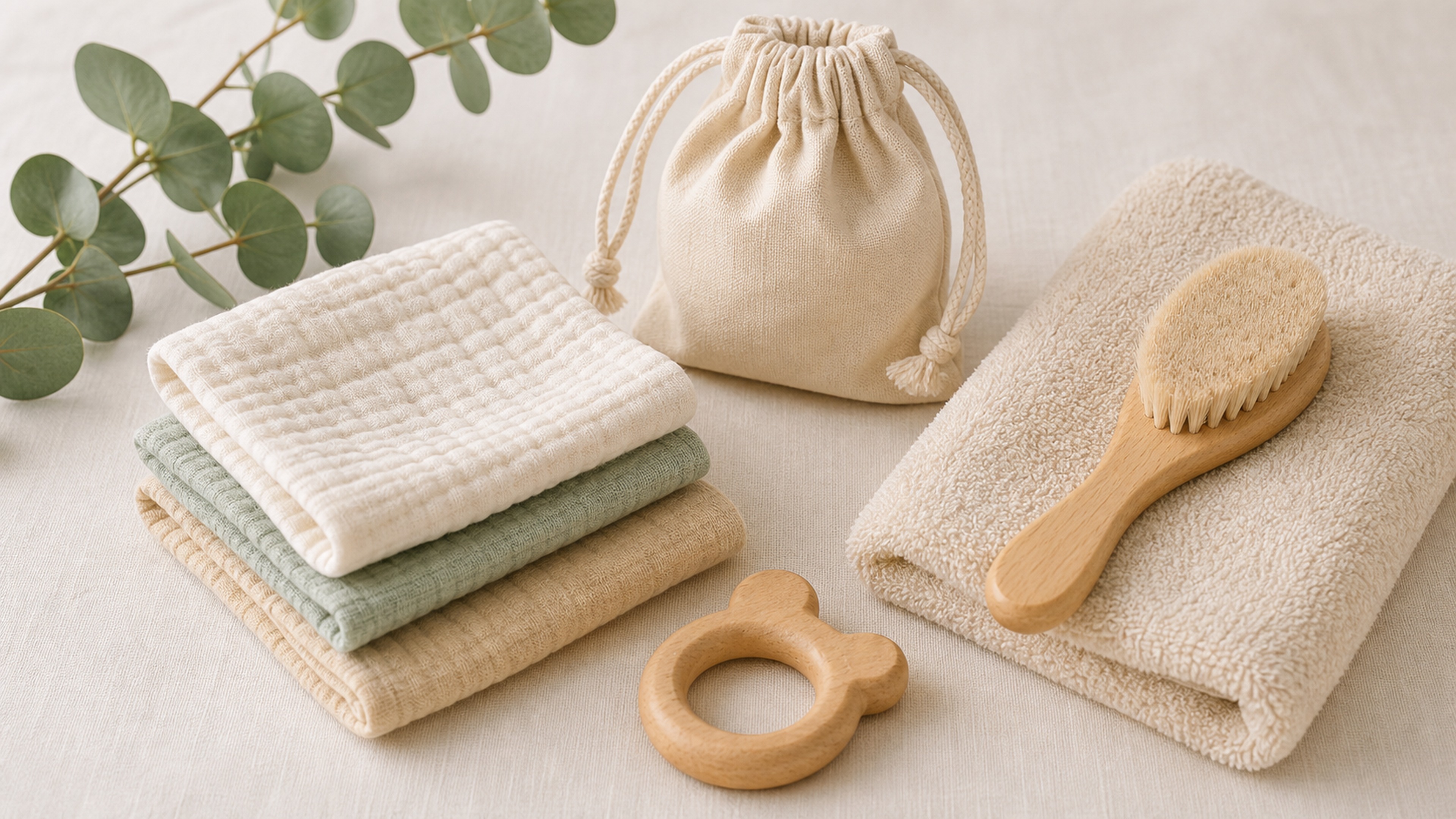 JTT organic cotton baby care essentials