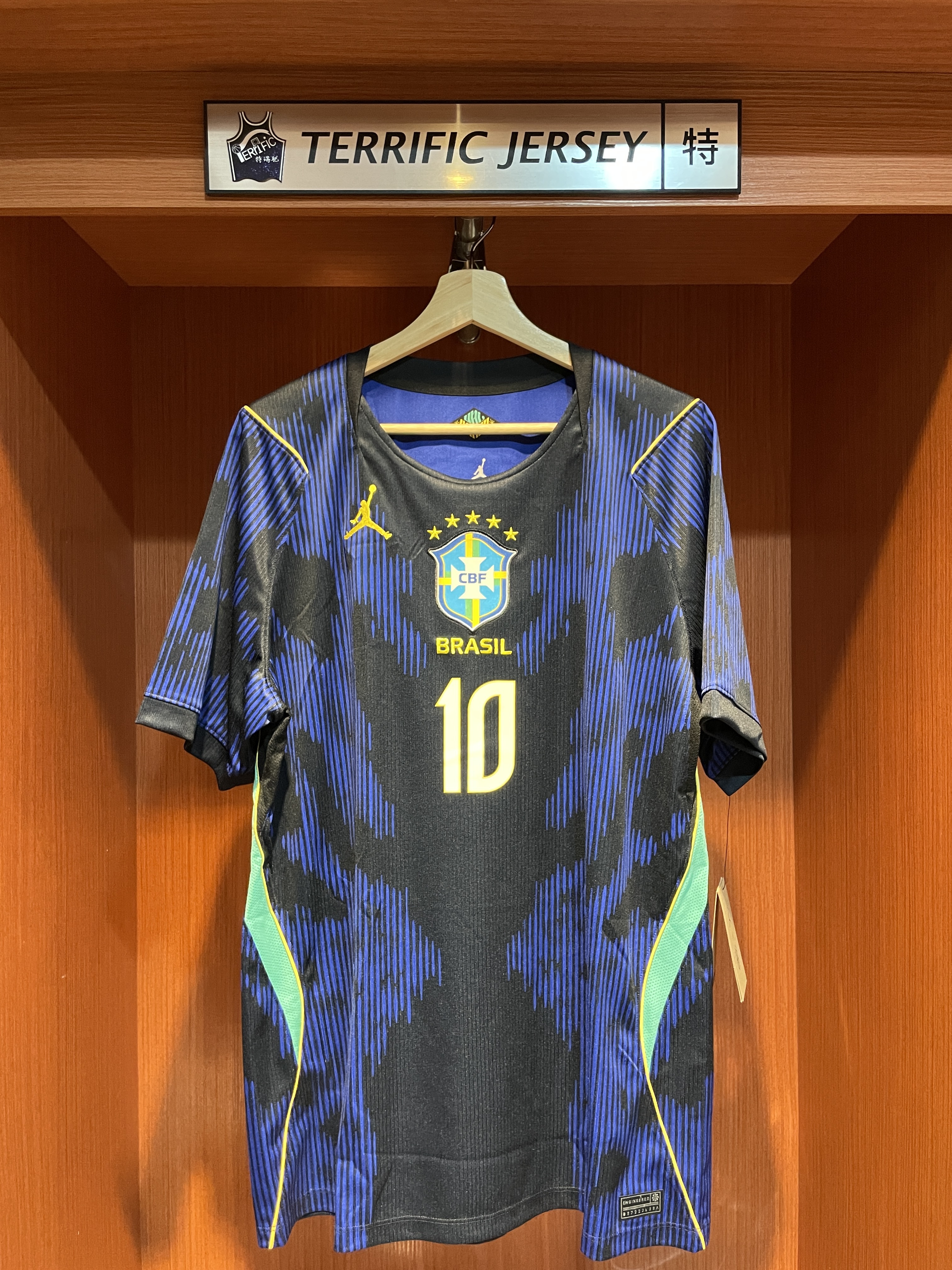 FIFA足球 Neymar Jr. 巴西深藍 客場 2026 世界盃 Away Nike Replica Jersey 球迷版 燙印 全新