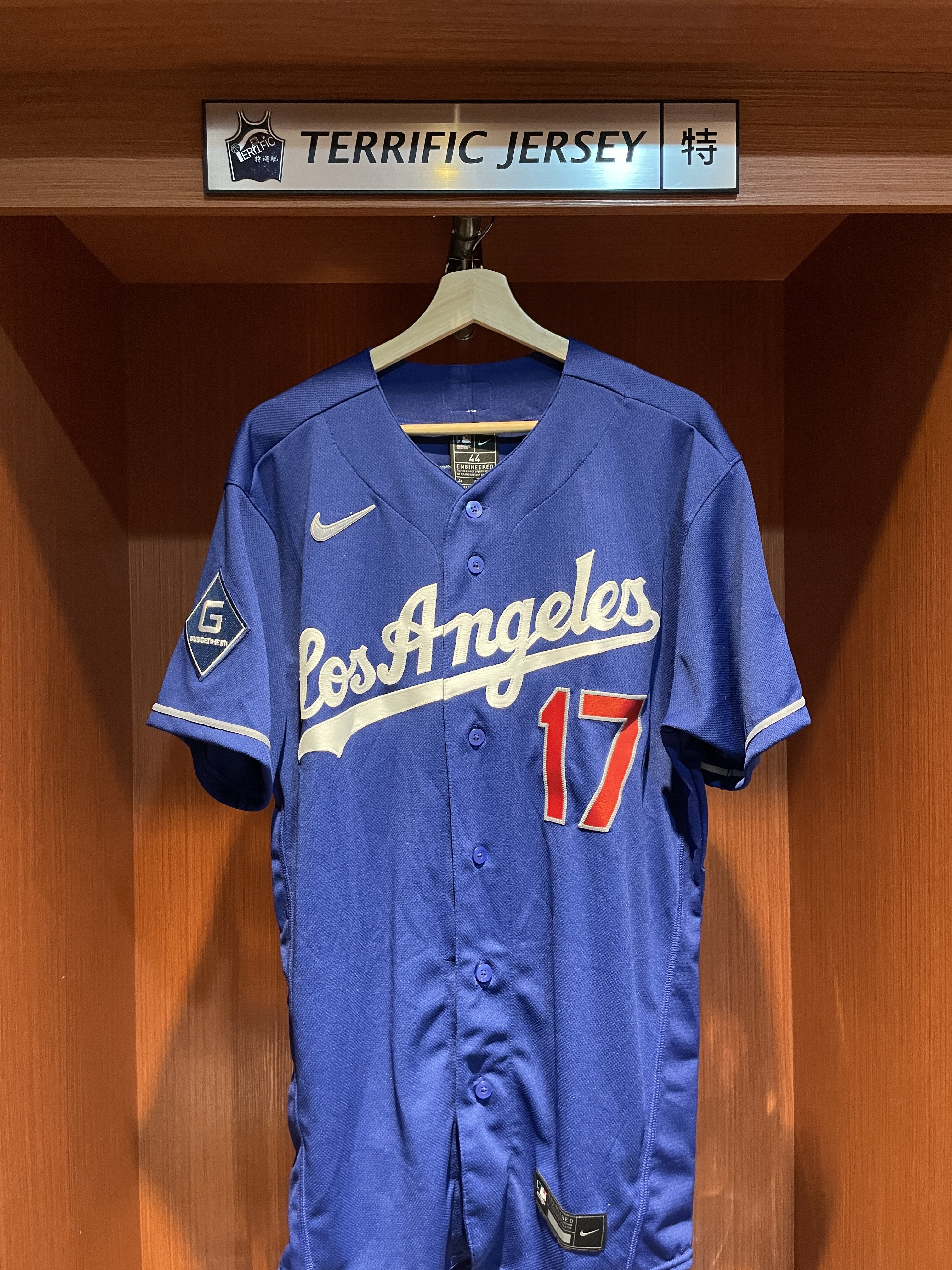 MLB球衣 Shohei Ohtani 洛杉磯道奇藍 25-26 Alternate Nike Authentic Player Name Jersey 球員版 電繡 含贊助商標 古根漢 全新