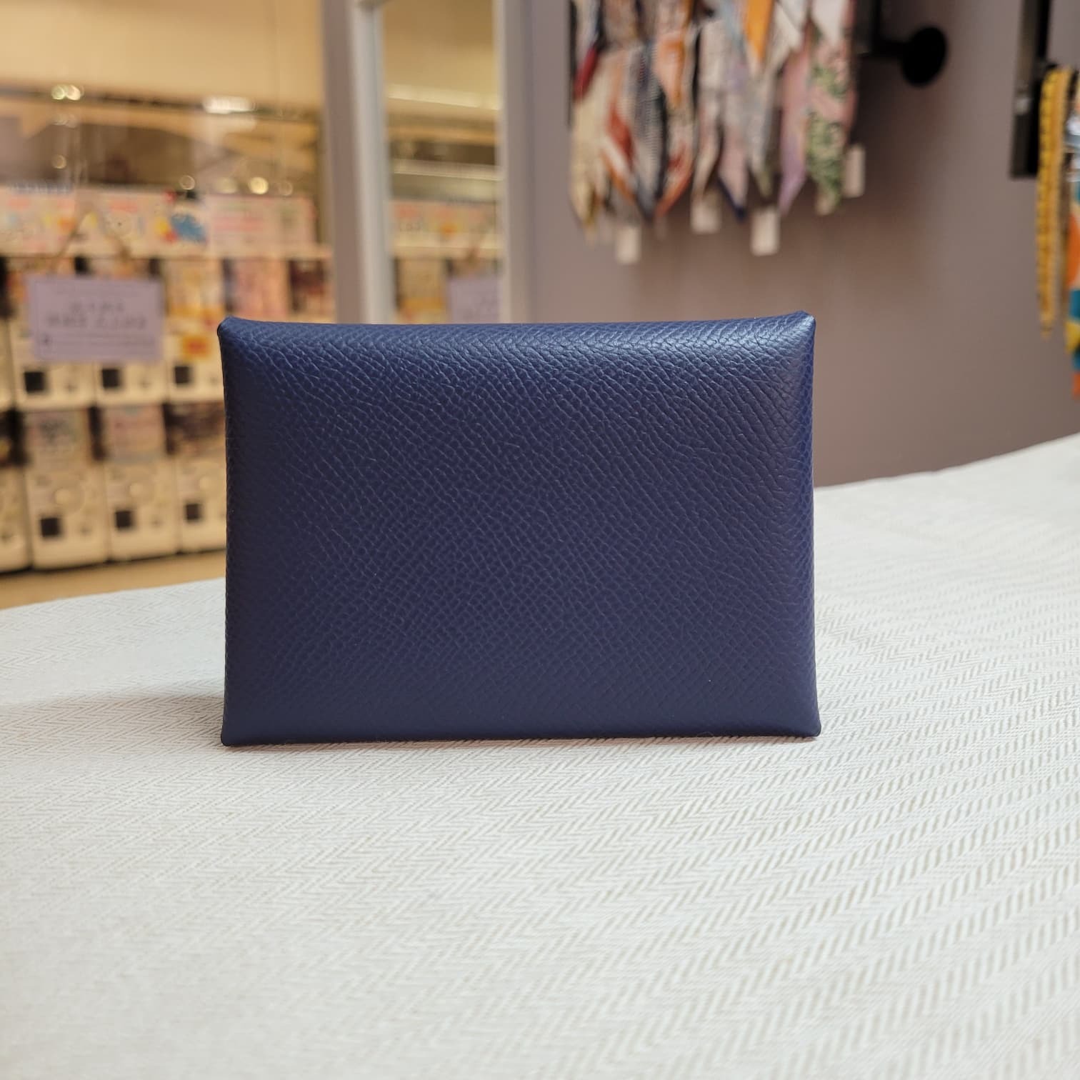 Hermes calvi duo blue navy epsom