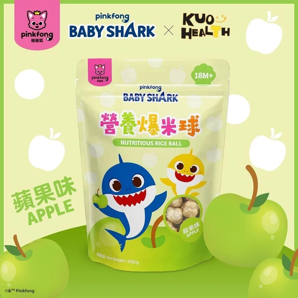 鯊魚寶寶營養爆米球