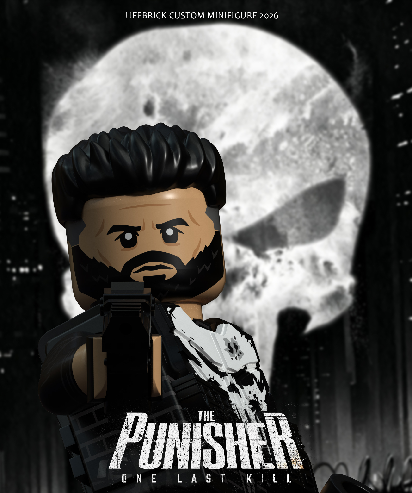 [Life Brick][Preorder] Punisher [PADprinted]