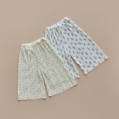 26S/S DTD Summer Swing 夏日超清涼褶皺闊腿褲