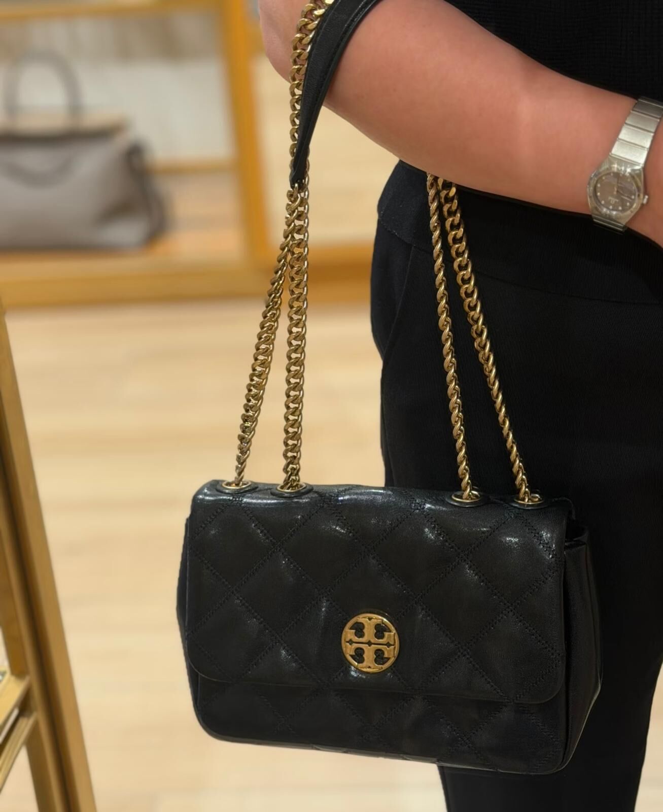 【預購】Tory Burch H0612500 黑色單肩包