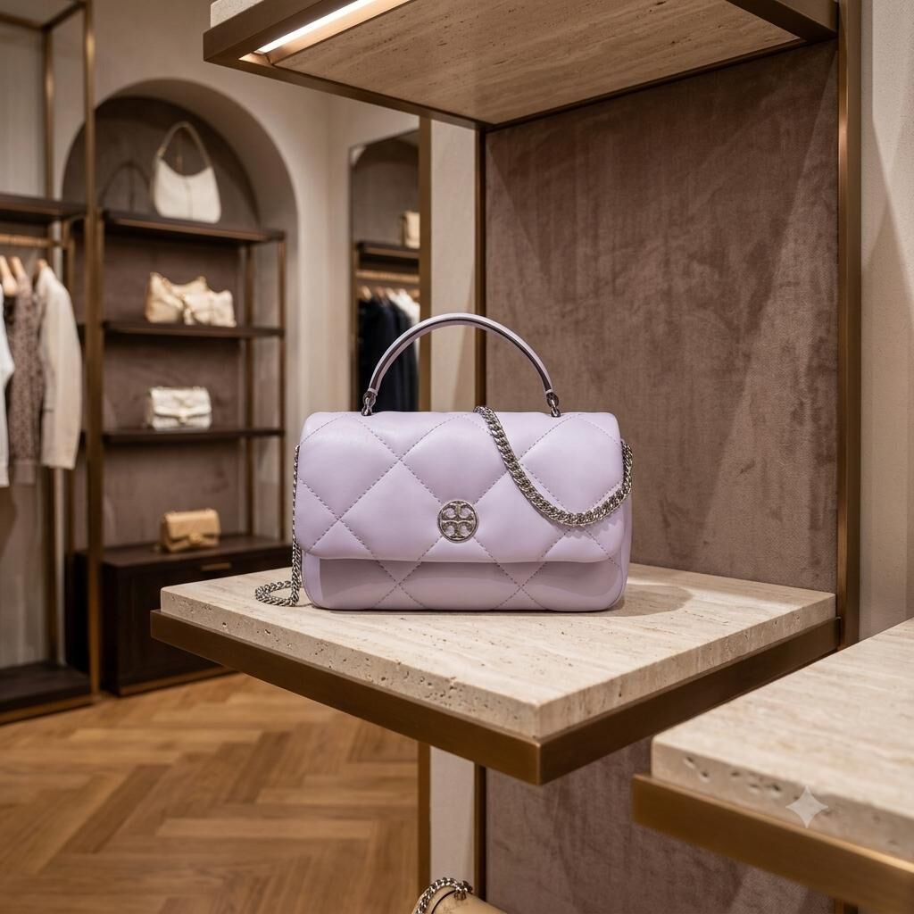 【預購】H061224 Tory Burch 紫色手提包