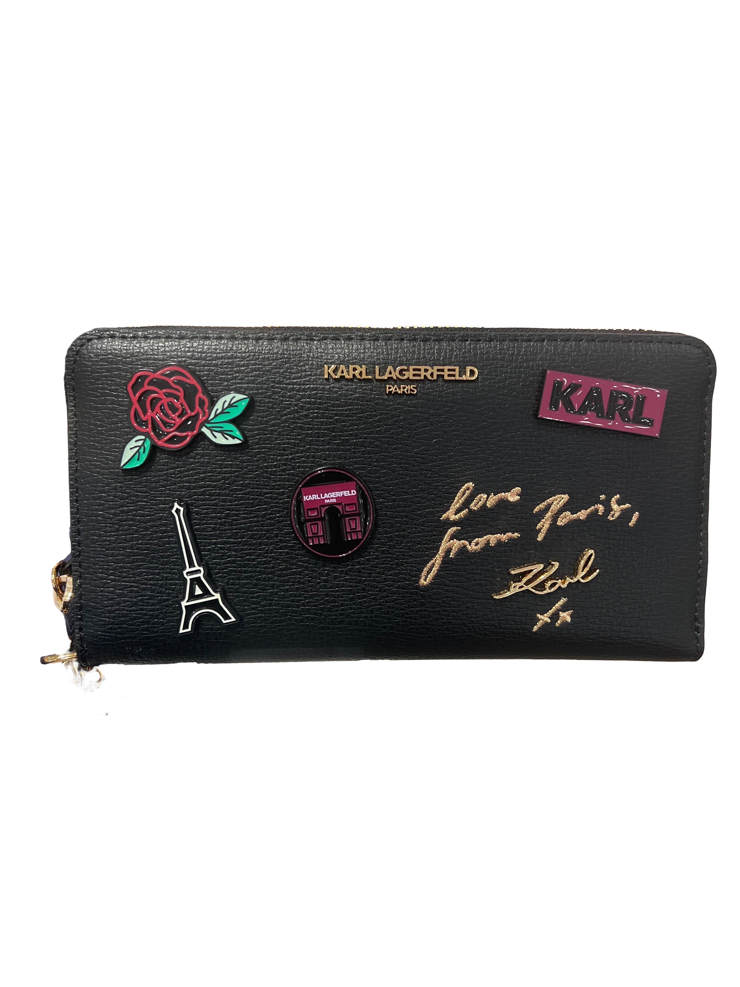 【Karl Lagerfeld Outlet】Karl Lagerfeld Paris L6DQT8EI  黑