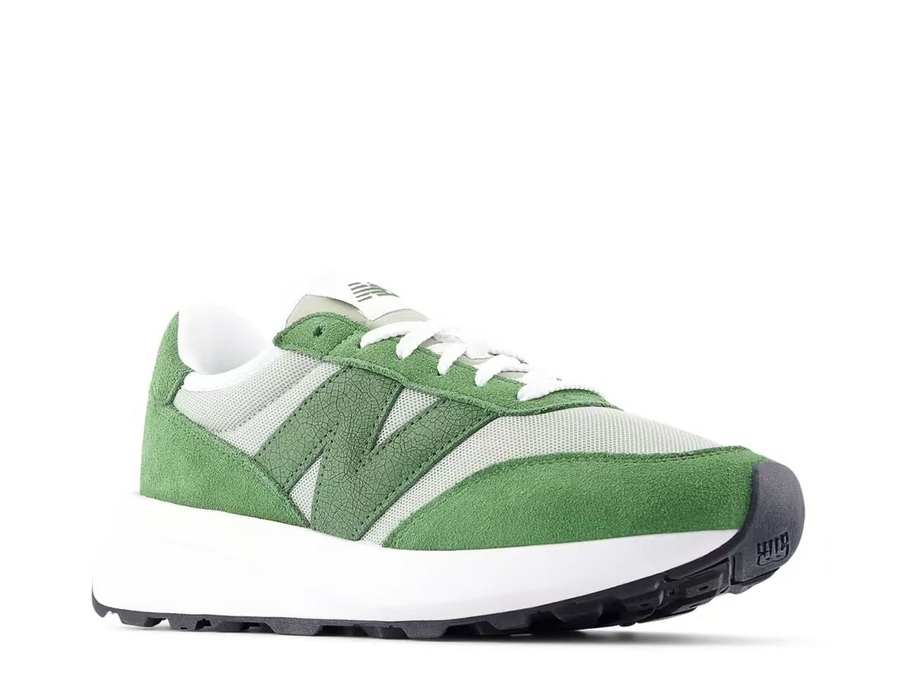 【預購】H061318 NEW BALANCE 370 麂皮拼皮革休閒運動鞋 (綠色)
