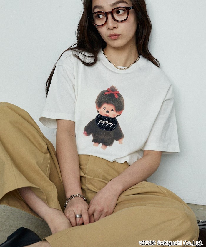 限時折扣預購┃Monchhichi 夢奇奇 豹紋 短T 短袖
