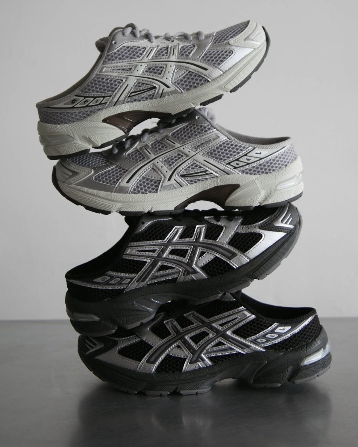 <韓國首發> ASICS GEL-1130 MULES 緩震 網布 穆勒 拖鞋 兩色