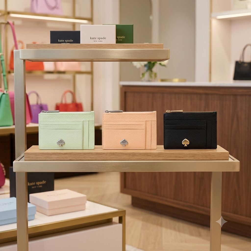 【預購】Kate Spade H0612611 大號Kayla薄卡套