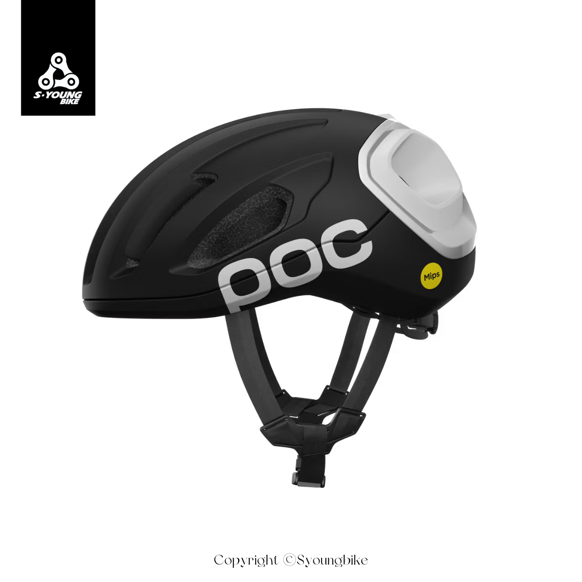 【POC】Amidal MIPS 公路車安全帽 / Uranium Black Matt/Hydrogen White