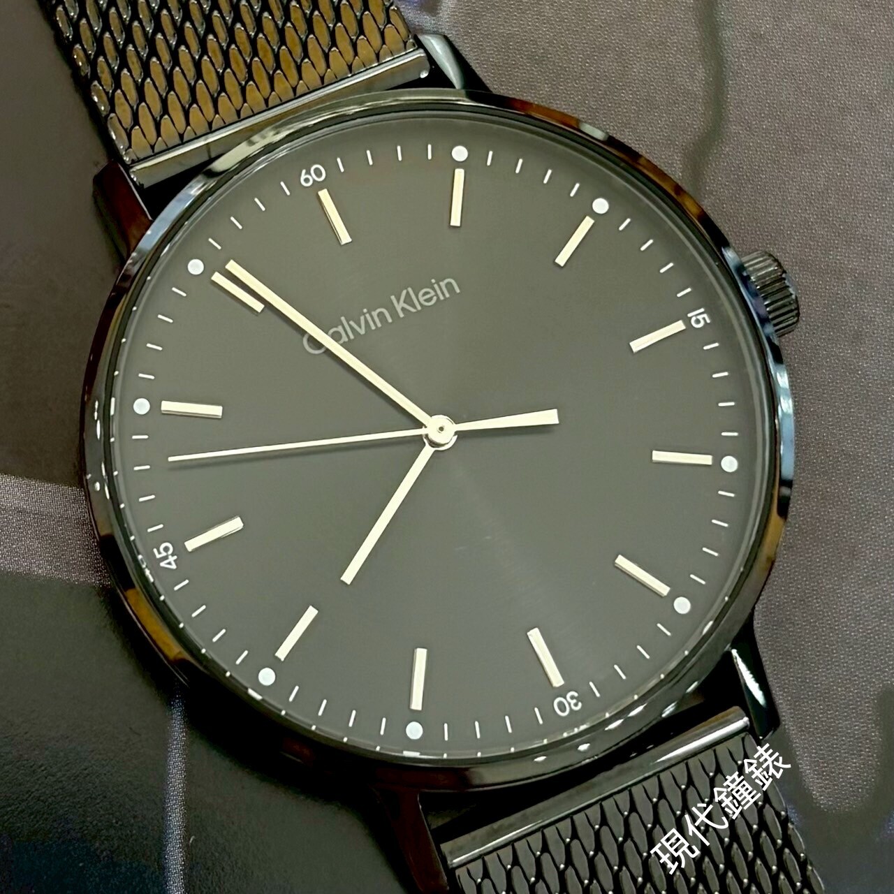 【CALVIN KLEIN】ck極簡三針米蘭帶款CK25200046 42mm 現代鐘錶