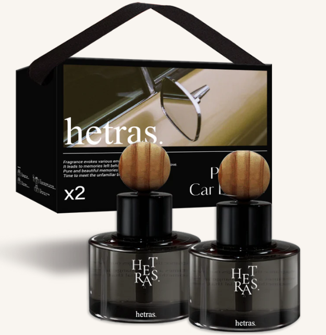 HETRAS Premium Car Diffuser 77ml x 2pcs