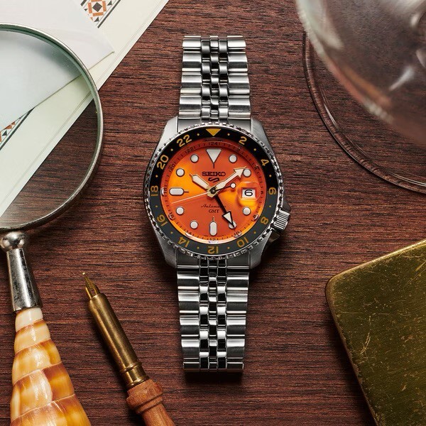 【SEIKO 精工】5 Sports系列 GMT雙時區機械錶4R34-00A0U 42.5mm 現代鐘錶
