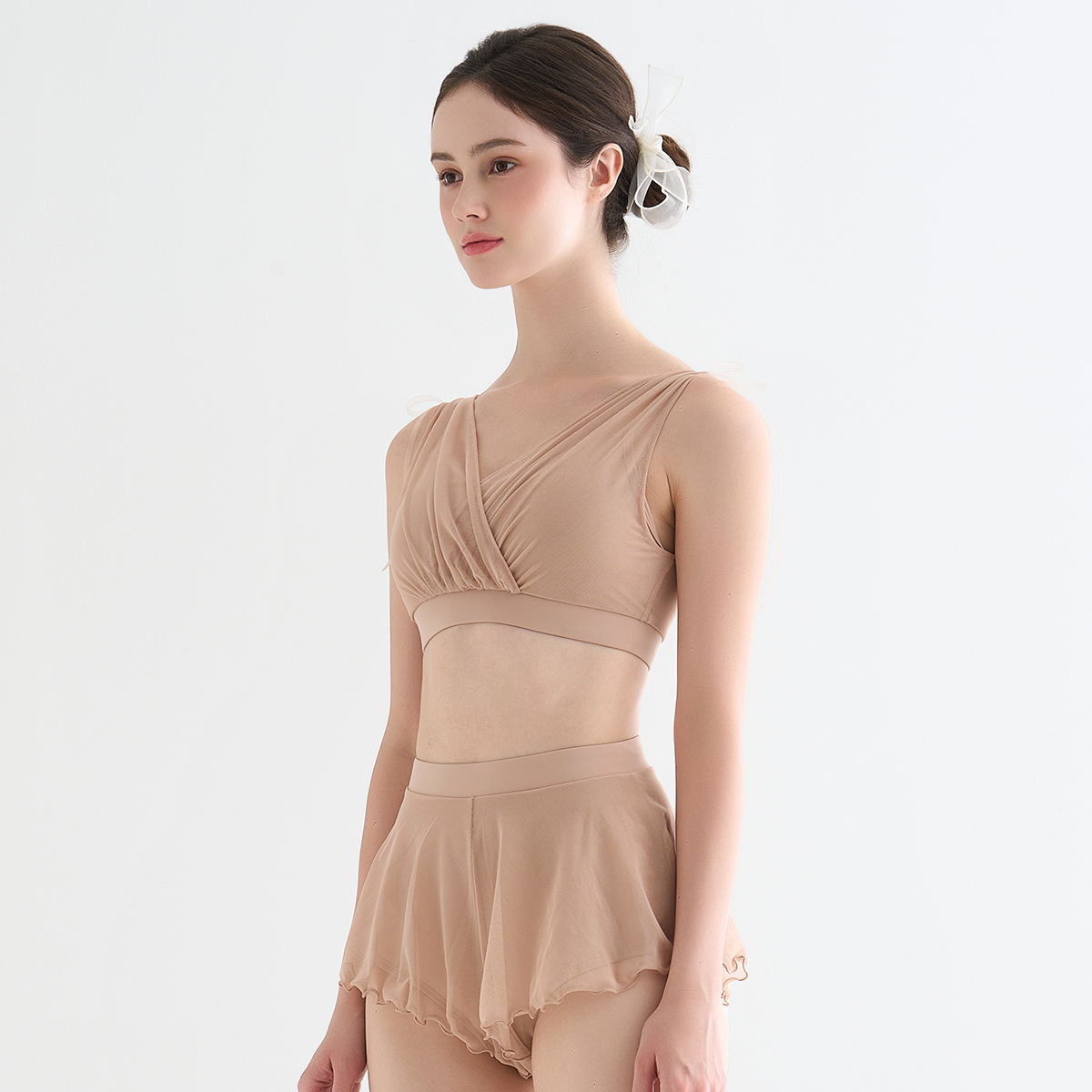 Bless Culottes Shorts - Nudy Beige