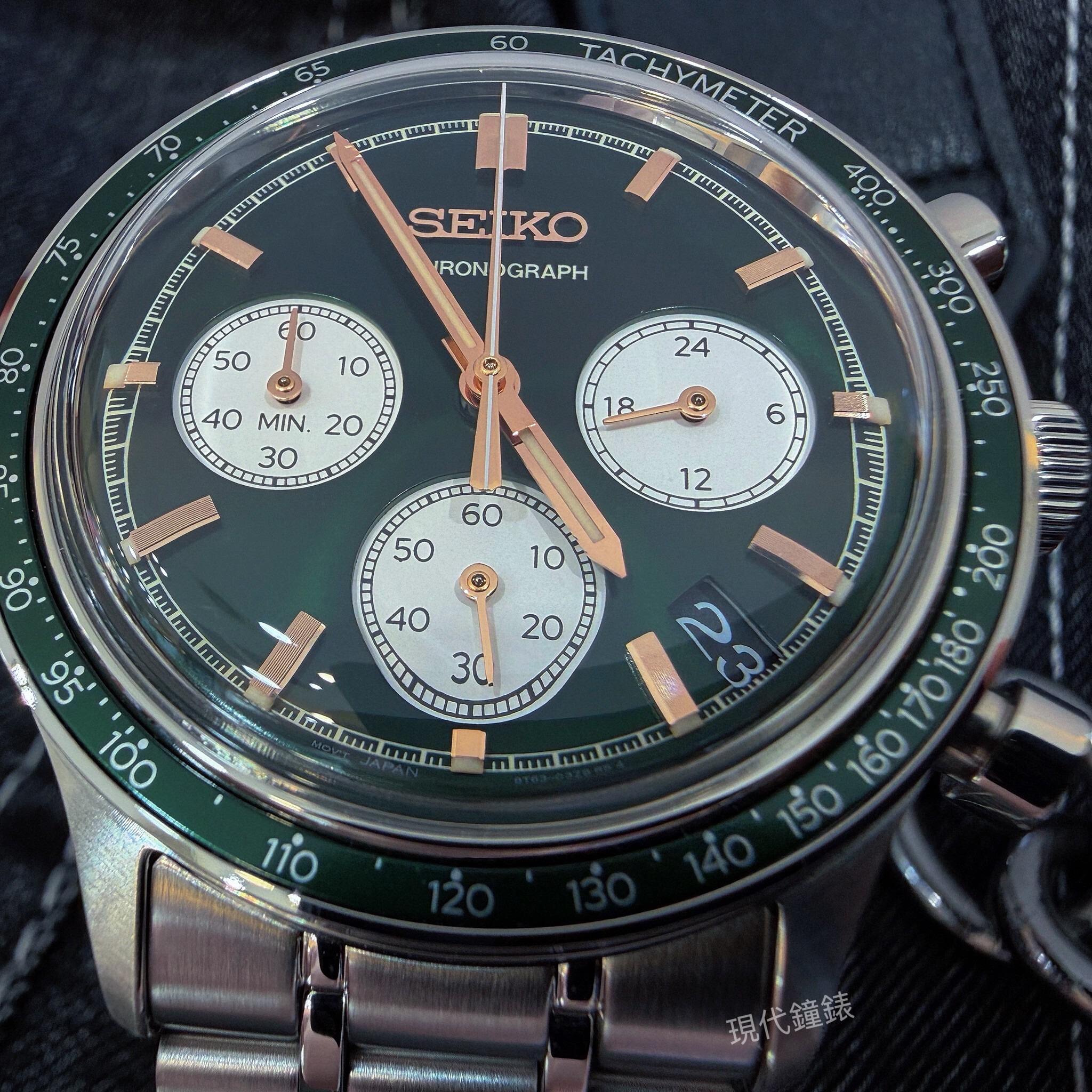 【SEIKO精工】CS系列 經典三眼計時男錶8T63-03P0G 38.7mm 現代鐘錶