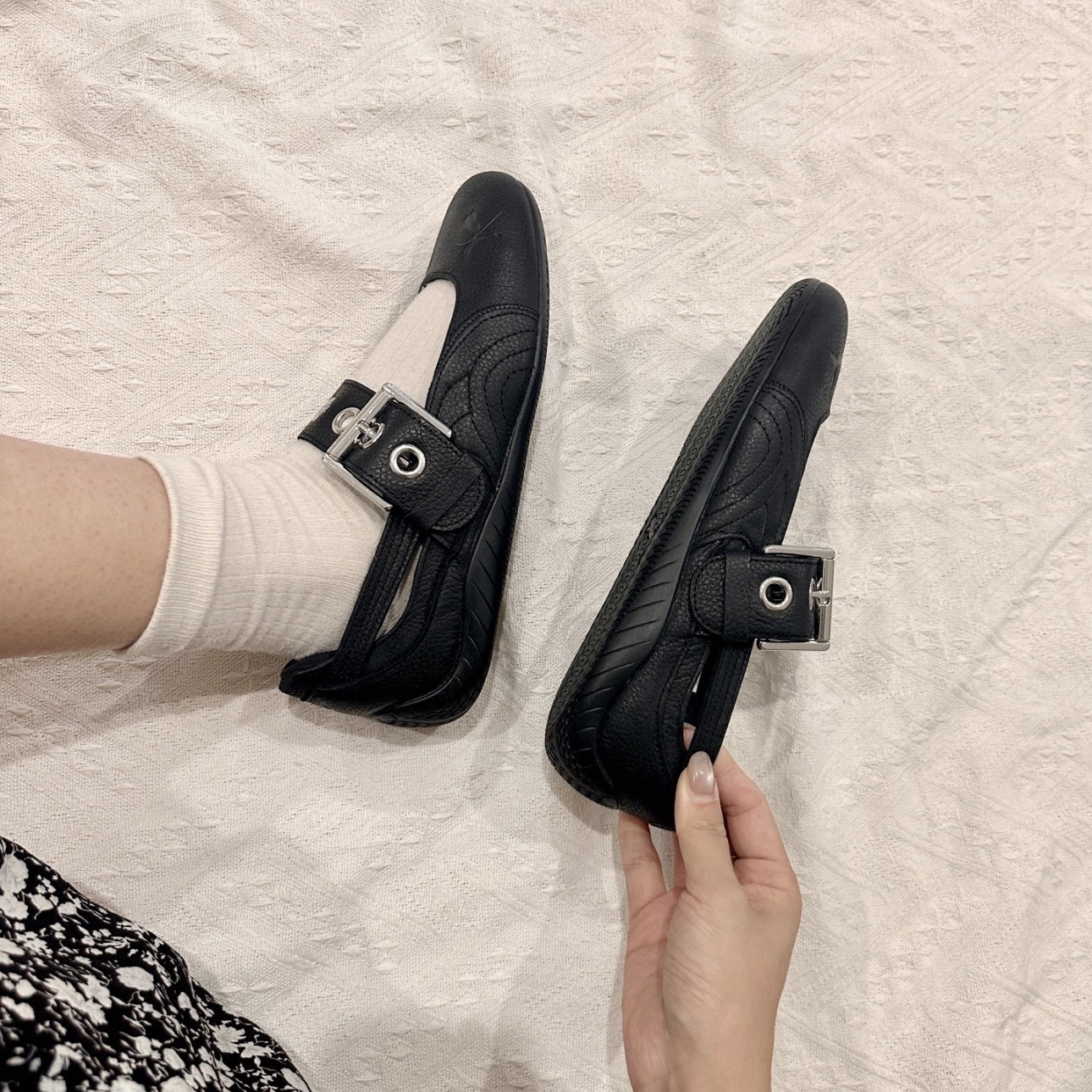 PUMA SPEEDCAT BALLET 全黑 復古瑪莉珍 薄底鞋 芭蕾 女鞋 408054-03