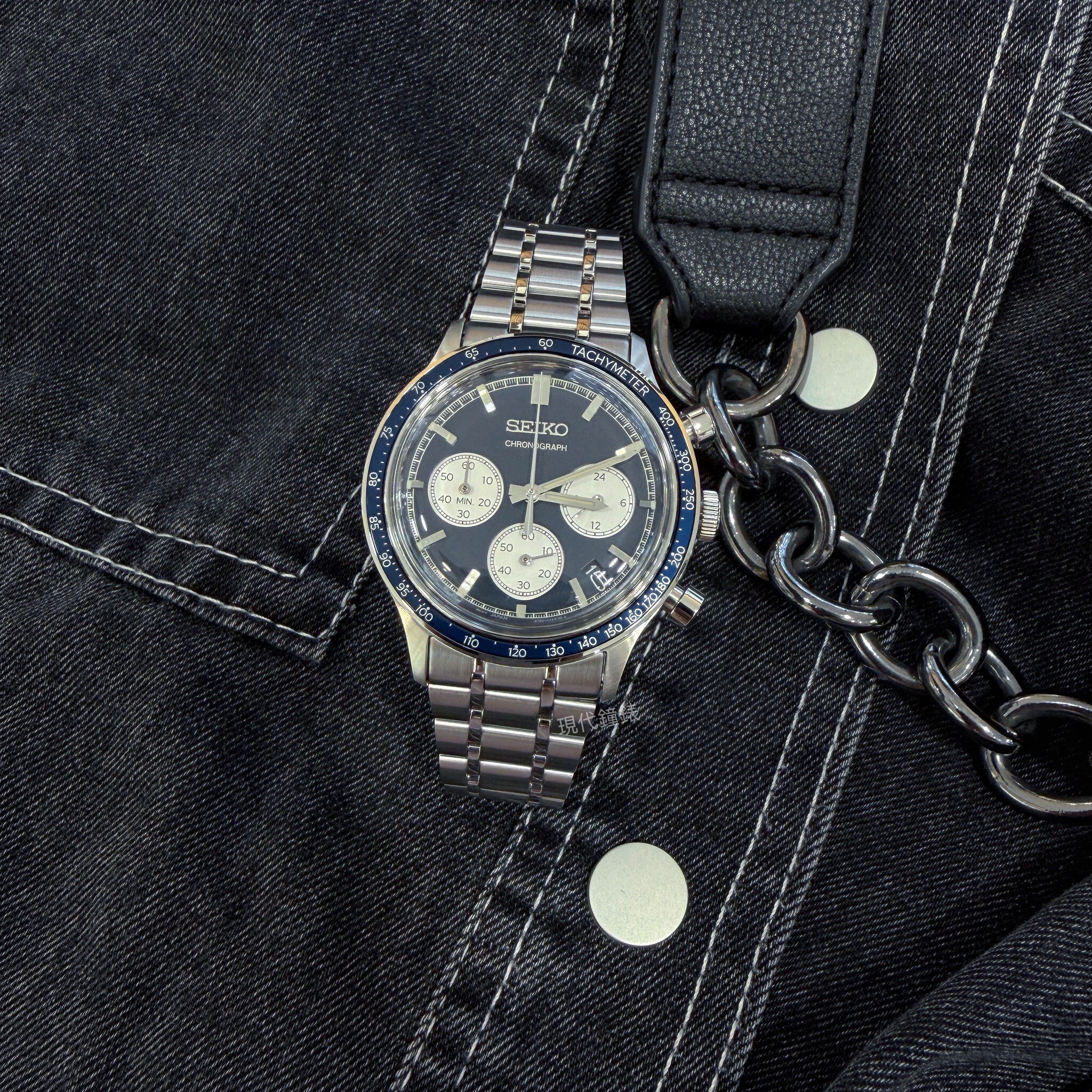 【SEIKO精工】CS系列 經典三眼計時男錶 8T63-03P0B 38.7mm 現代鐘錶
