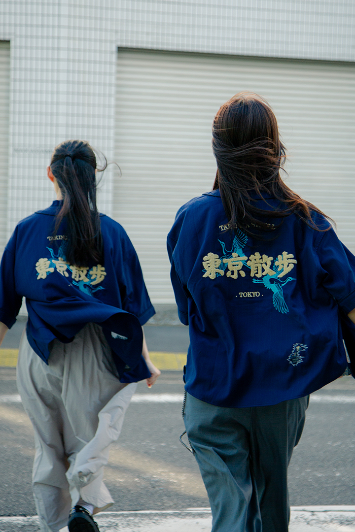 【pre-order】Tokyo Stroll Baseball Jersey Shirt | Navy｜Hong Kong Original Design