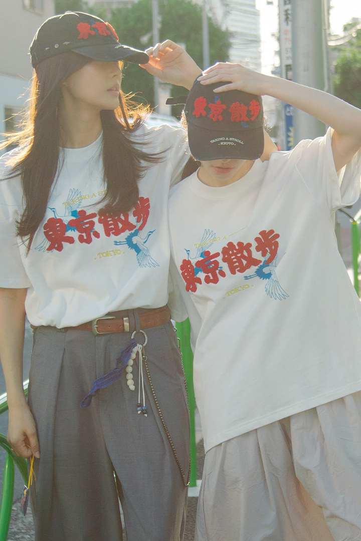 Tokyo Stroll Cotton Tee (Japan Support Edition) | White｜Hong Kong Original Design