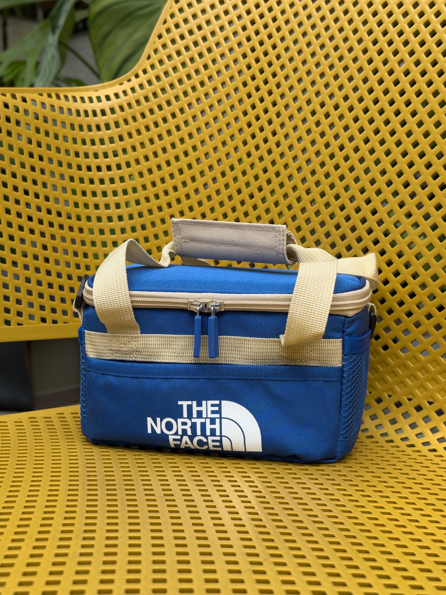 【現貨】The north face 小型 拼色保溫袋 保冷袋  野餐袋 收納包 可側揹