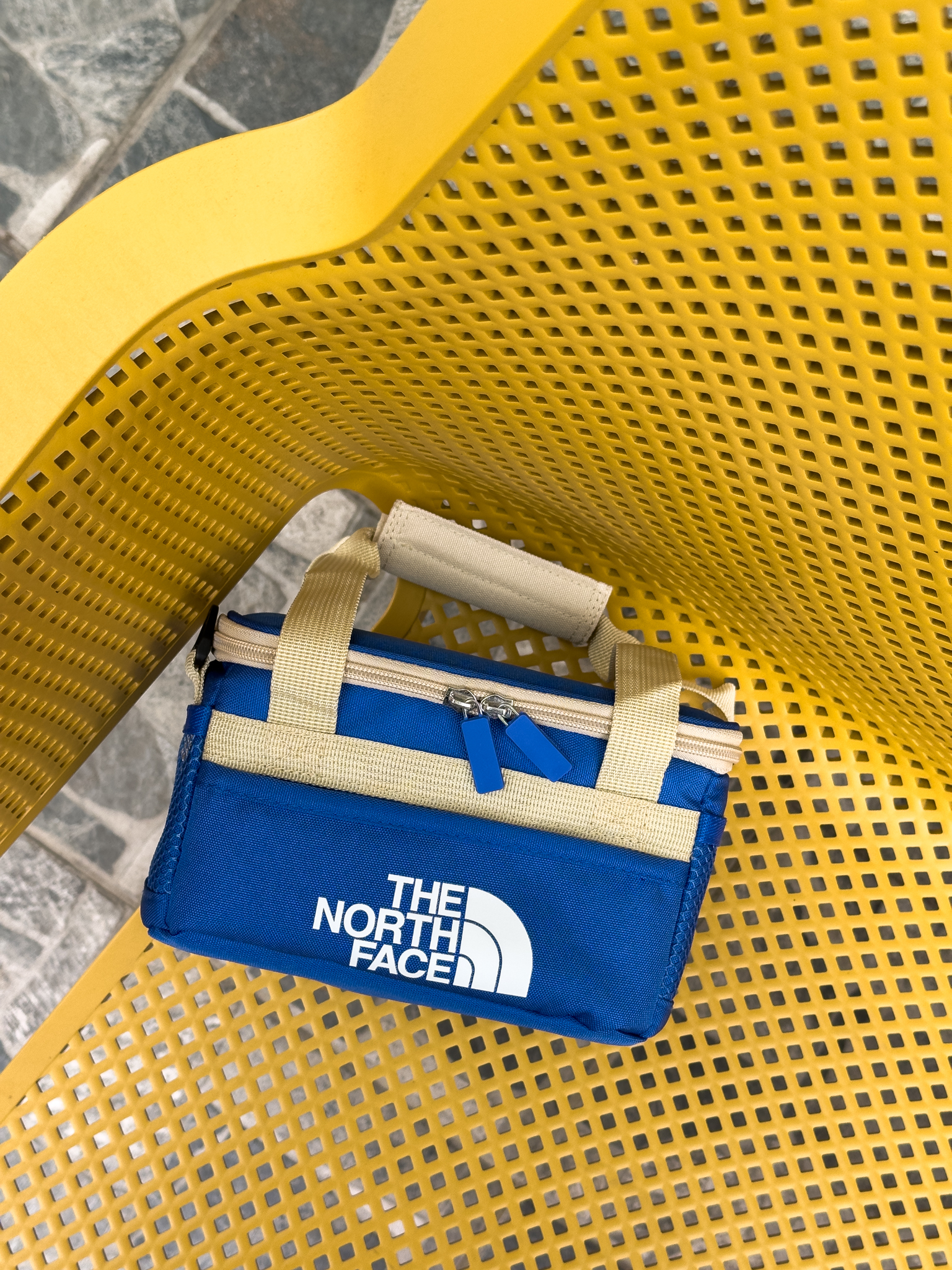 【現貨】The north face 小型 拼色保溫袋 保冷袋  野餐袋 收納包 可側揹