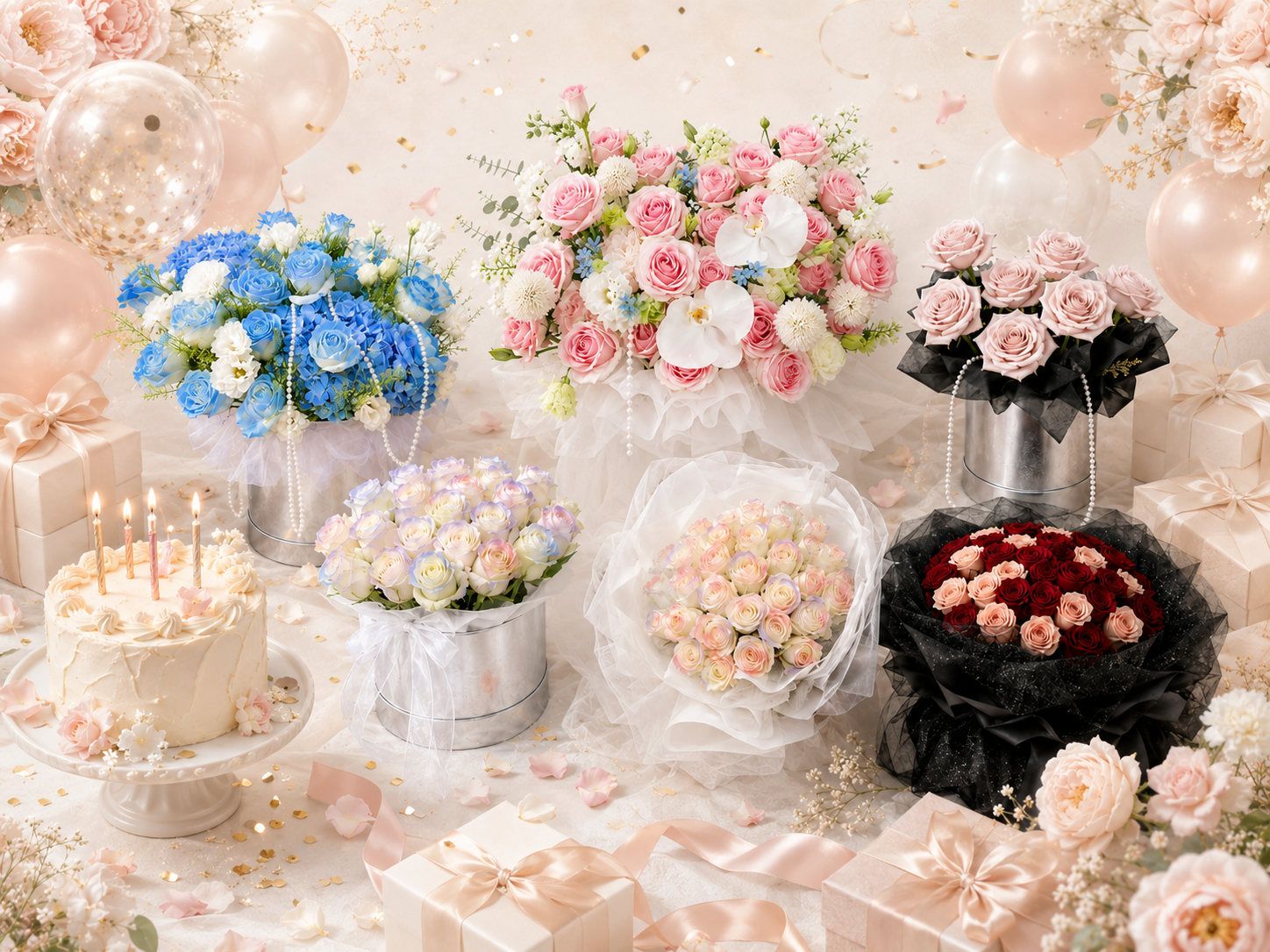 生日送禮花束