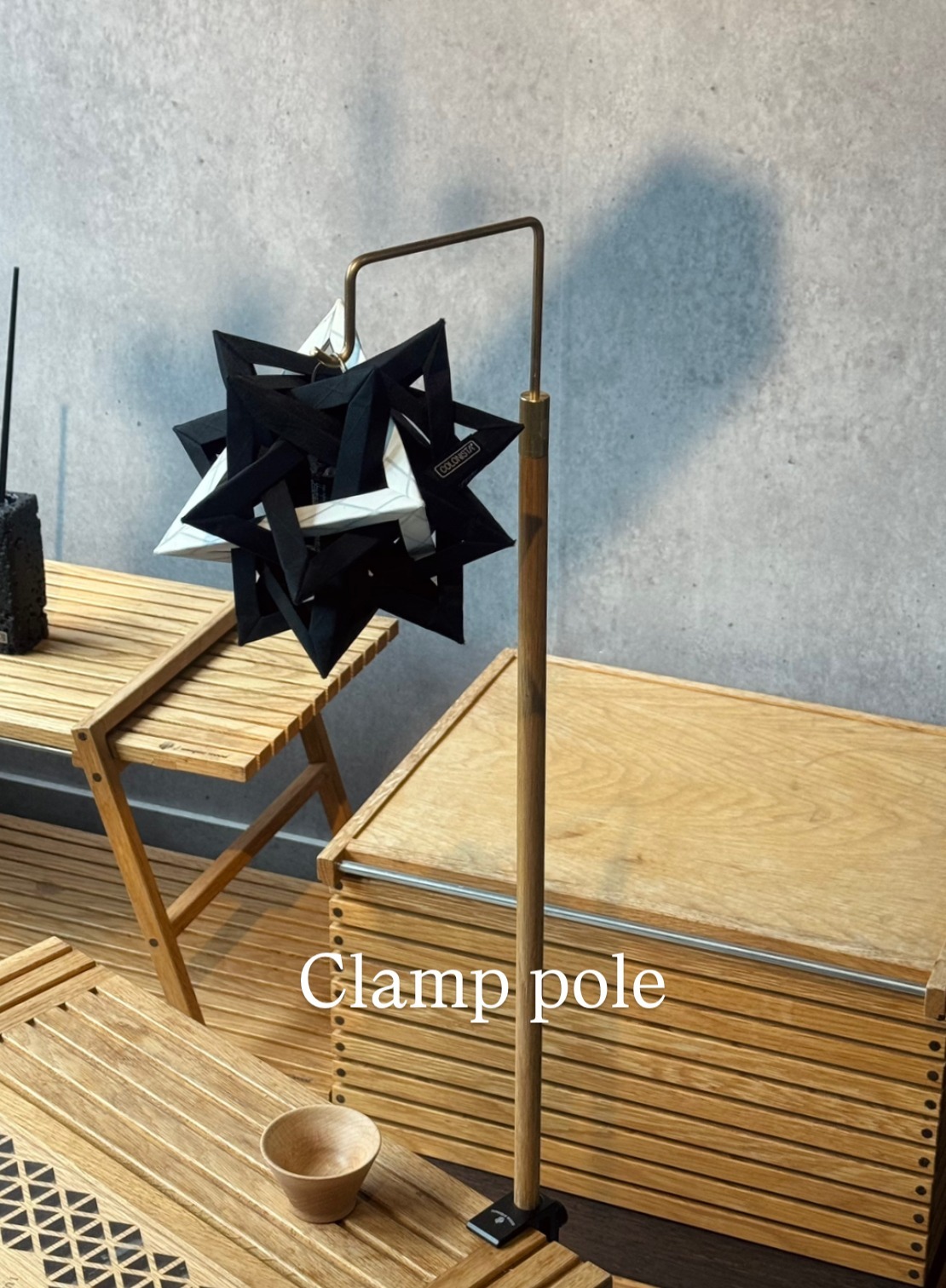 韓國 J Unique Wood - Clamp Pole 原木夾式燈柱