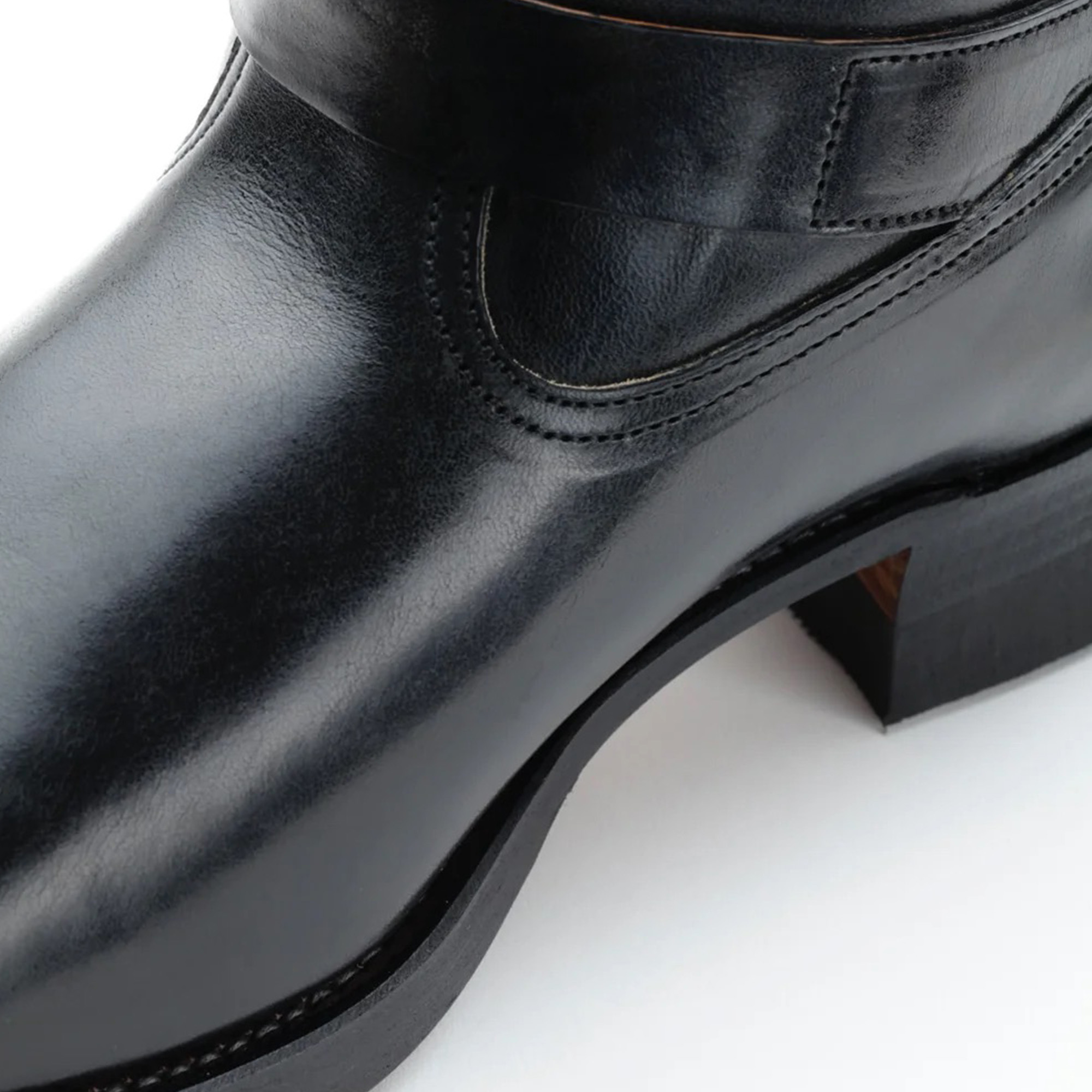 Attractions Horsehide Engineer Boots The Pioneer Black