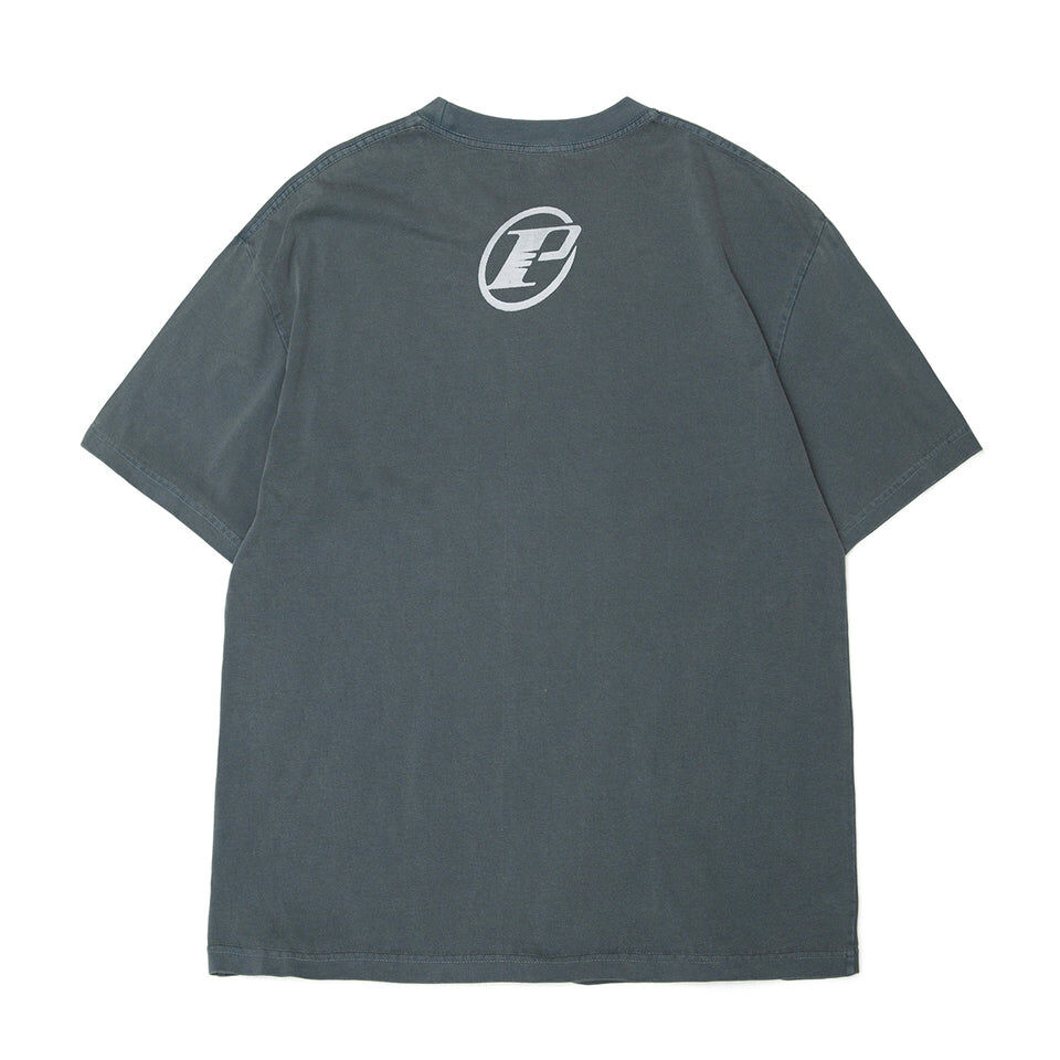 PRETTYNICE｜Ballers : The Answer Washed Tee (Gray Blue)