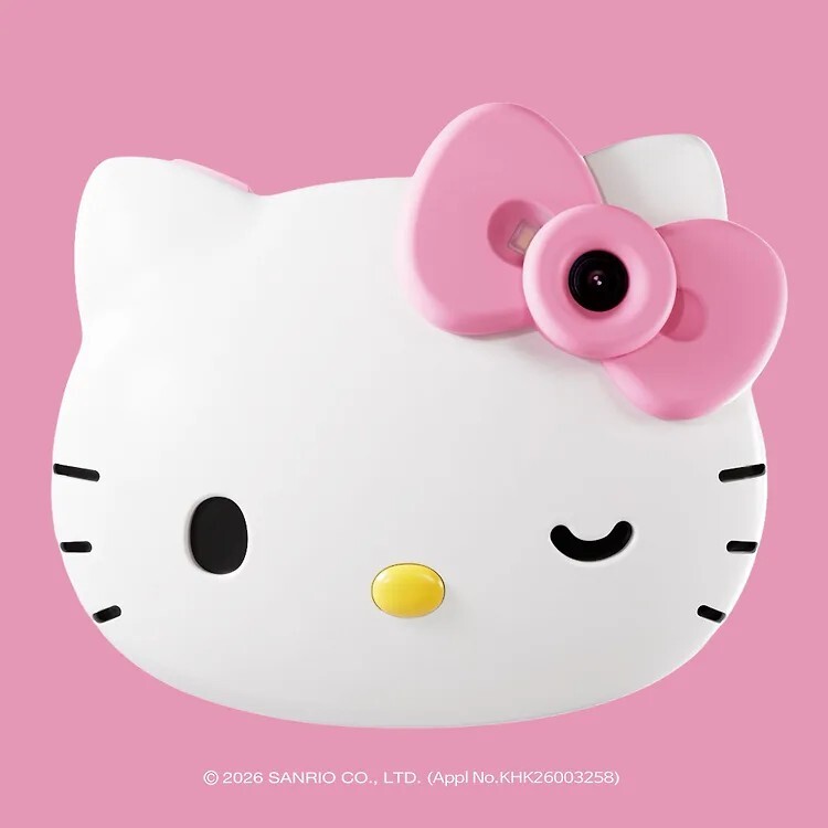 【預購】韓國 Booie × Hello Kitty 前後雙鏡頭 數位相機 套裝