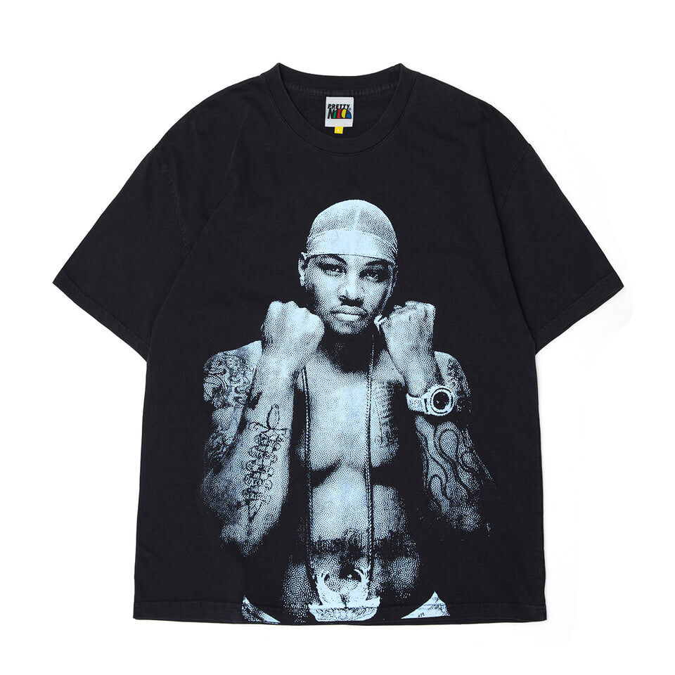 PRETTYNICE｜Ballers : Melo Washed Tee (Carbon Blue)
