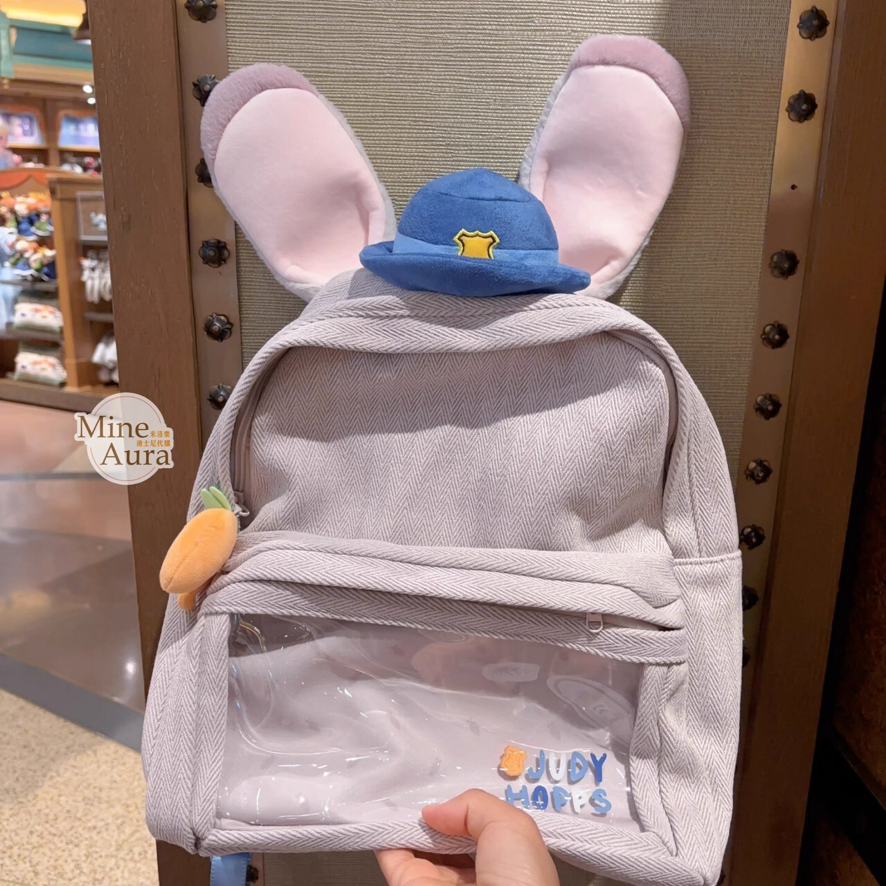 哈茱蒂 Judy 兔 立體耳朵 造型 後背包 動物方城市 Zootopia -上海迪士尼樂園